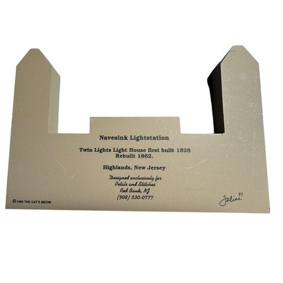 Cat’s Meow 1997 Navesink Light station  Twin Lights Light House Built 1828 NJ - Picture 2 of 5